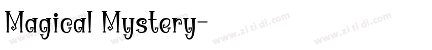 Magical Mystery字体转换